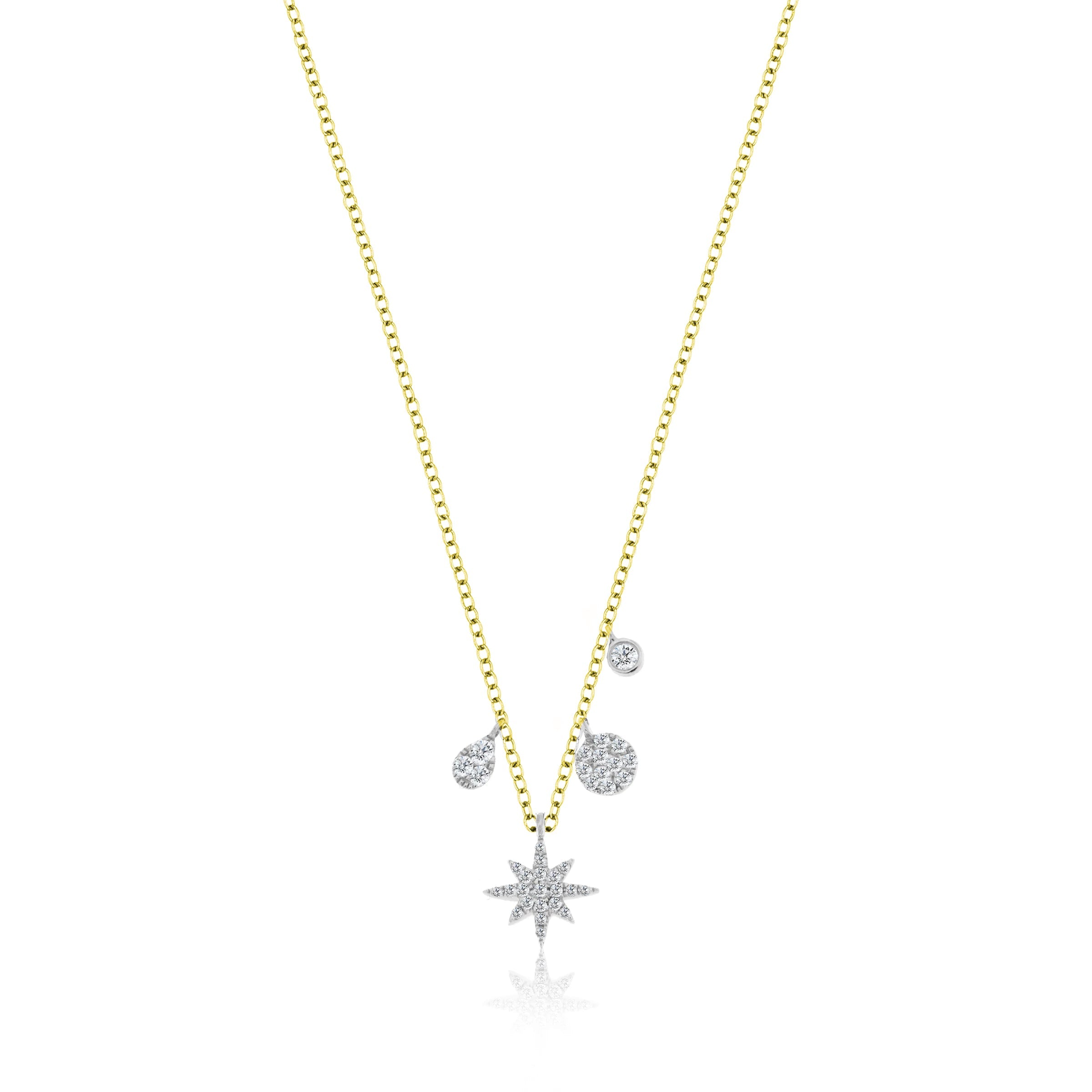 Starburst diamond pendant Clearance