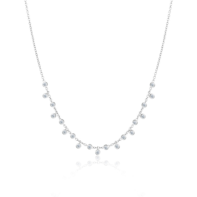 Bezel Diamond Necklace – Meira T Boutique