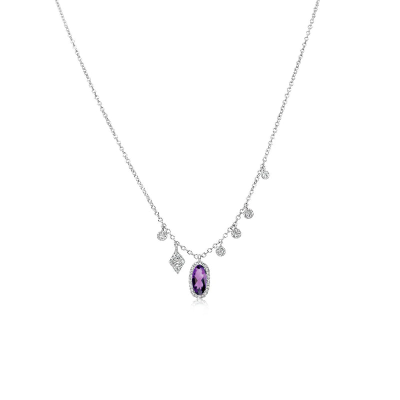Dainty Amethyst Signature Necklace