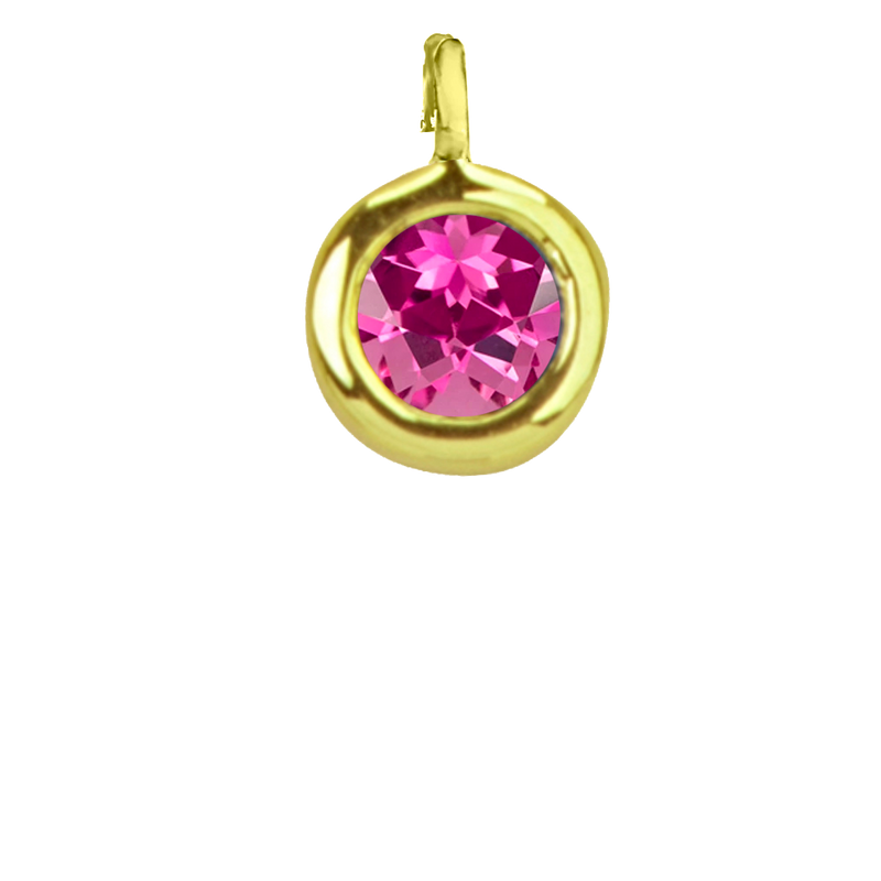 Yellow Gold Tourmaline Bezel