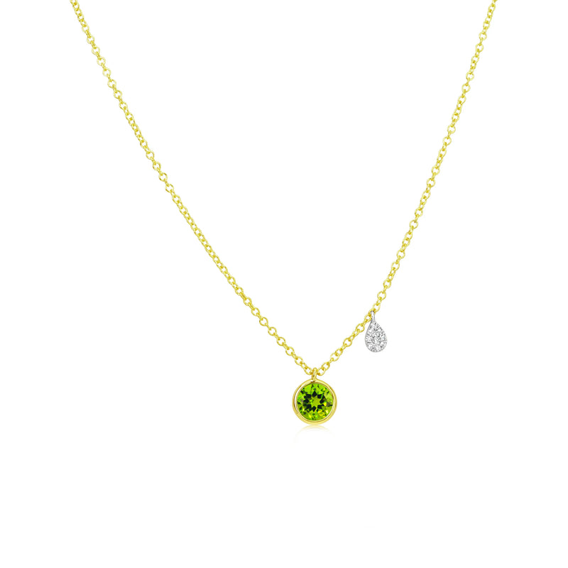 Birthstone Necklace | AUGUST Peridot