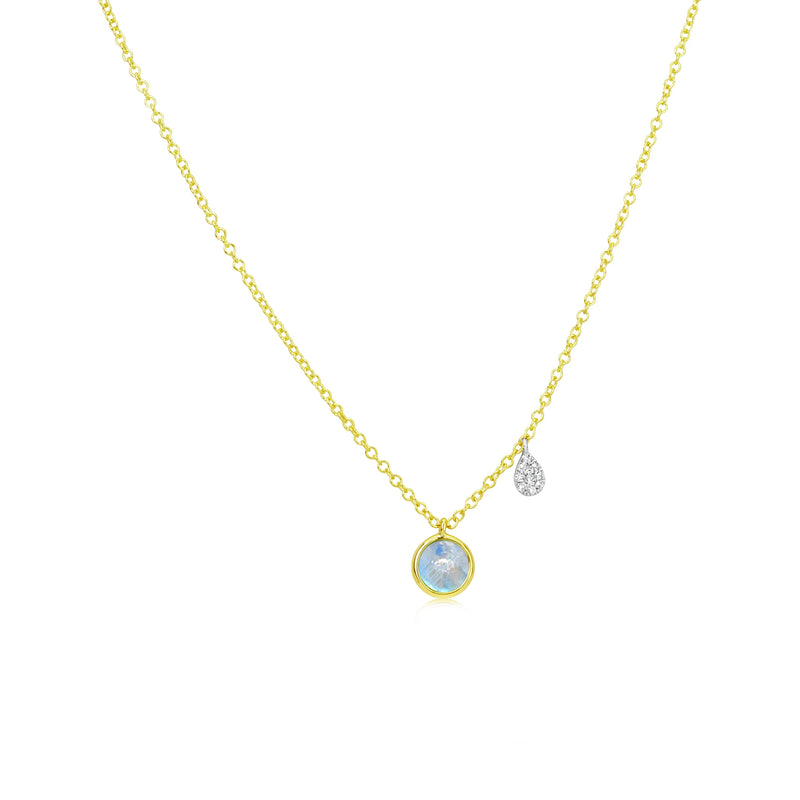 Birthstone Necklace | JUNE Moonstone