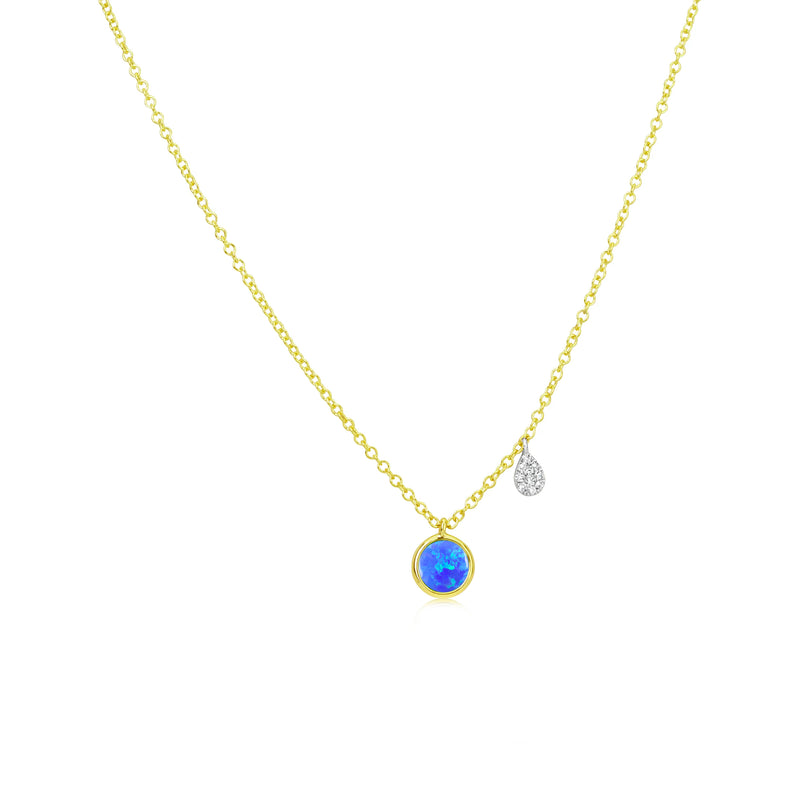 Birthstone Necklace | OCTOBER Opal