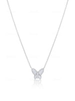 White Gold and Diamond Butterfly Necklace- ONLINE EXCLUSIVE
