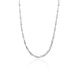 White Gold Triangular Chain