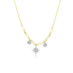 Starburst Double Chain Necklace